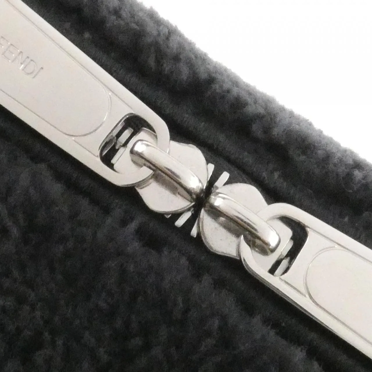 FENDI Baguette 7VA667 AVV1 Shoulder 黑色 中古品A - 縮圖 5