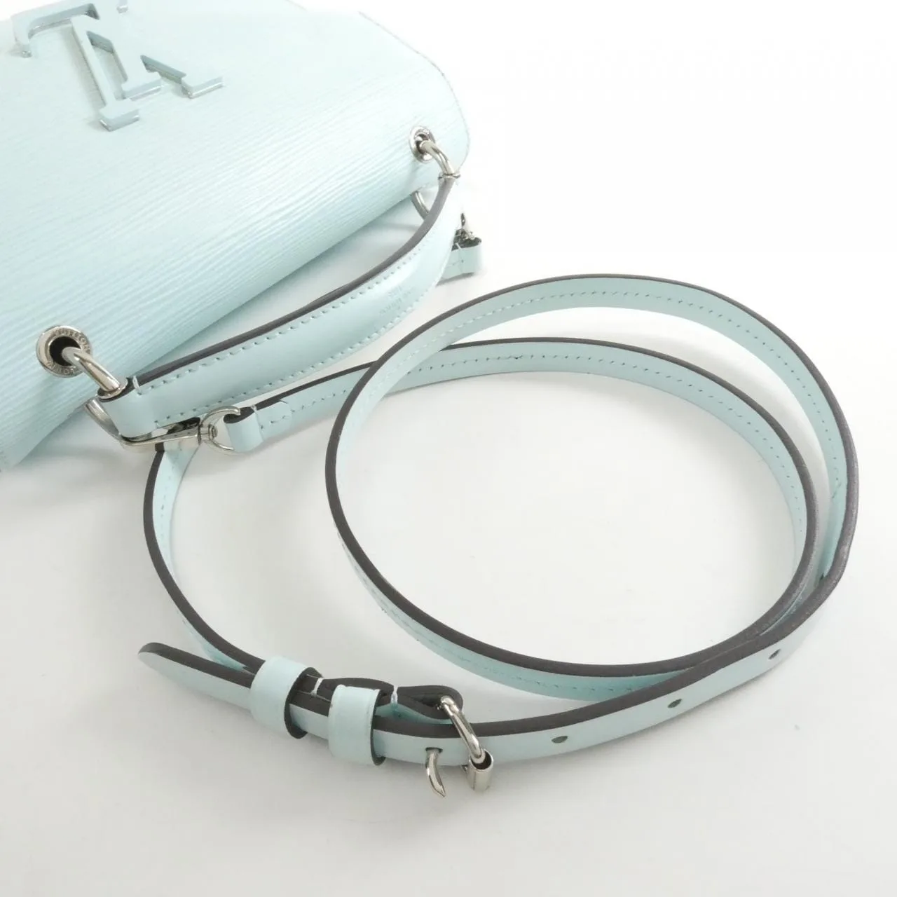 LOUIS VUITTON Pochette M55981 手提包 Epi 黑色 Epi 中古品B - 縮圖 6