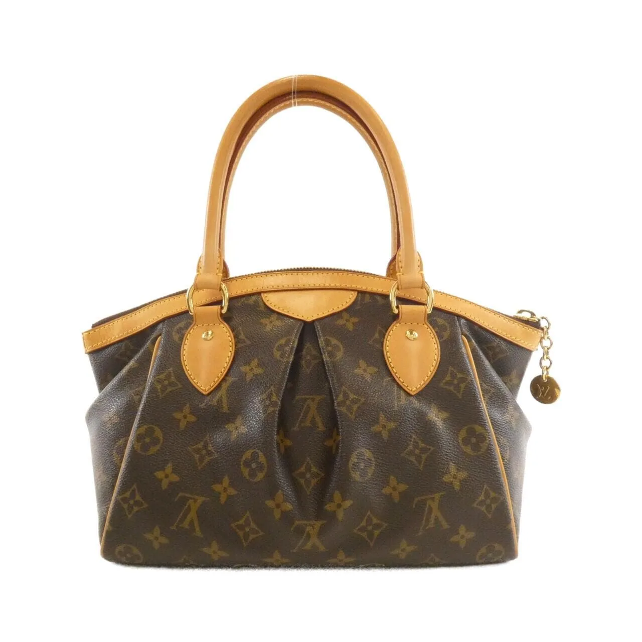 LOUIS VUITTON M40143 Handbag Monogram 黑色 Monogram 中古品B - 縮圖 2