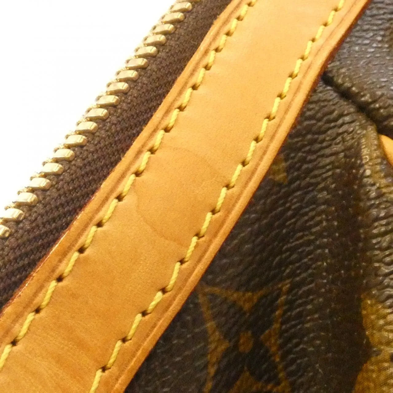 LOUIS VUITTON M40143 Handbag Monogram 黑色 Monogram 中古品B - 縮圖 5