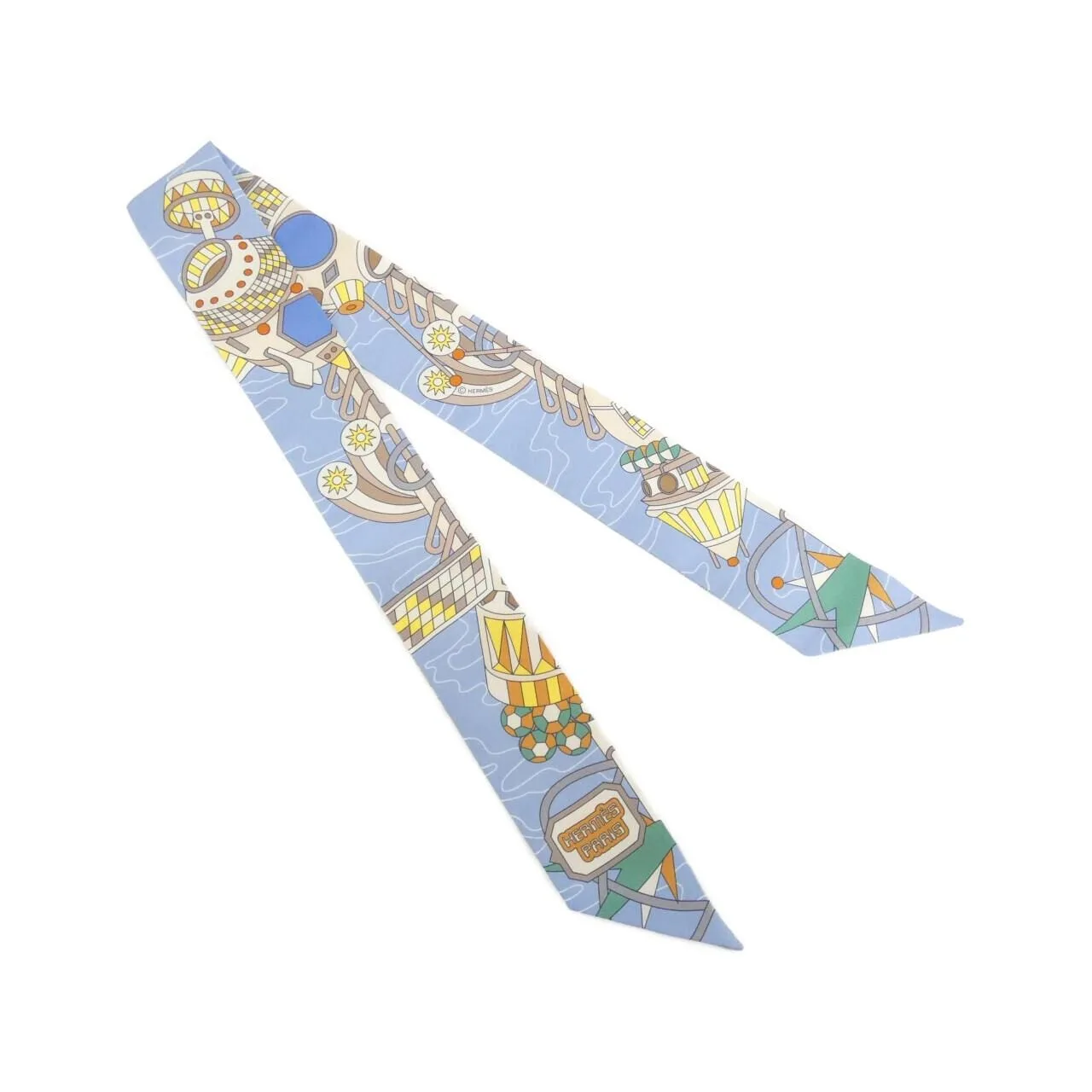 HERMES 063707S Scarf Beige