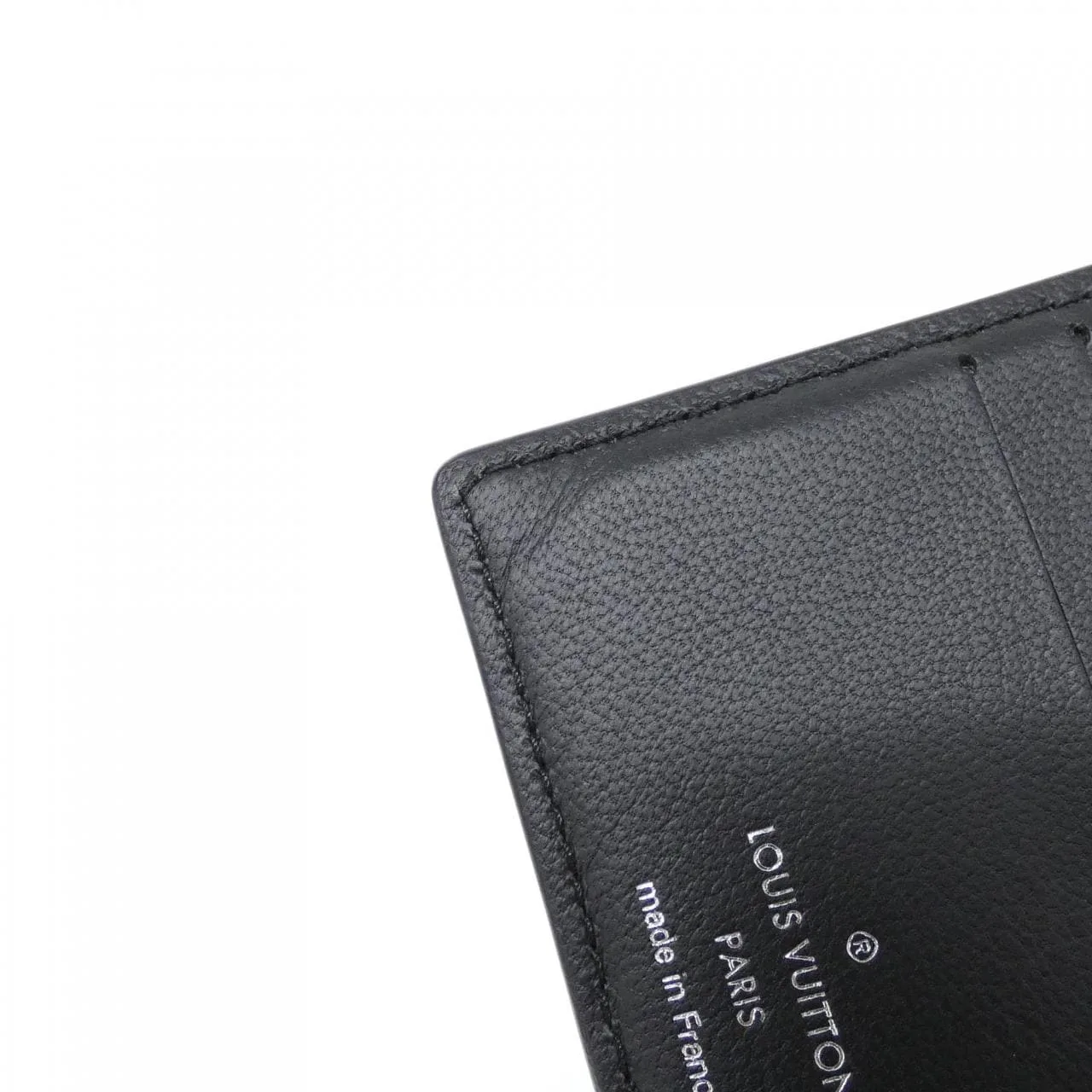 LOUIS VUITTON N81875 Coin Case Leather 黑色 皮革 中古品A - 縮圖 8