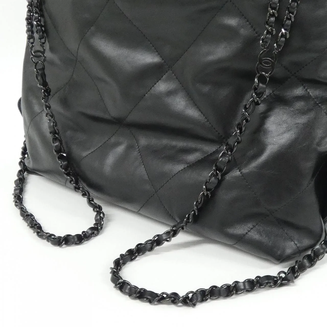 CHANEL Chanel 22 AS3313 Backpack 黑色 中古品A - 縮圖 7