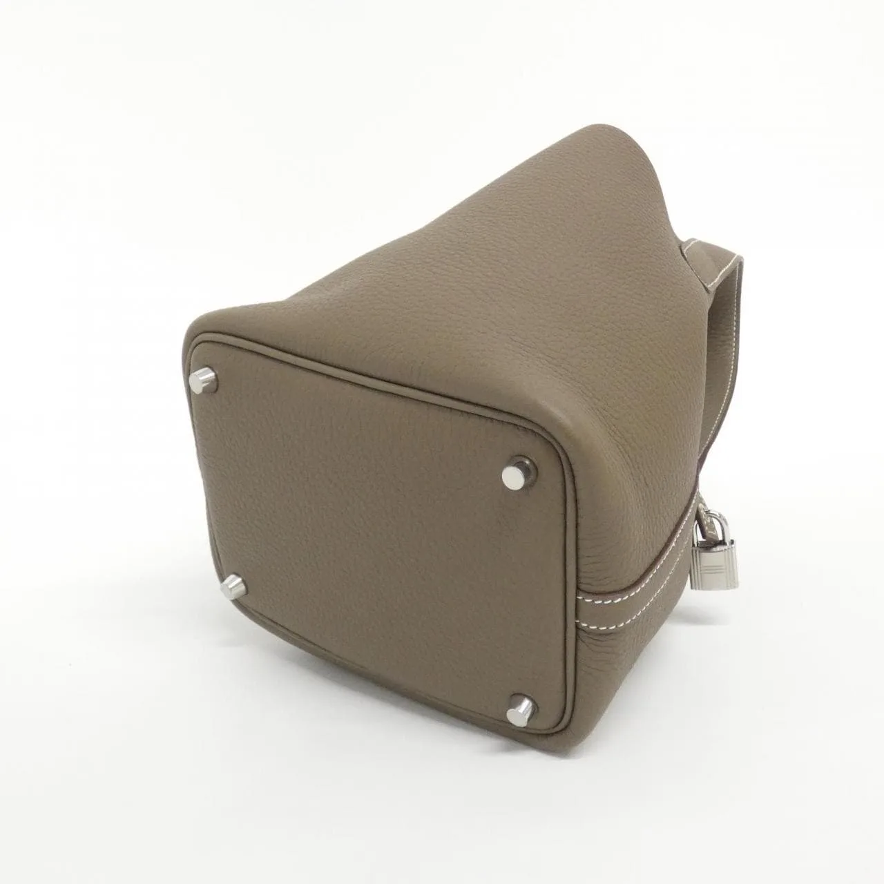 HERMES Picotin 056289CK Handbag Clemence Etoupe Clemence 皮 未使用品 - 縮圖 2