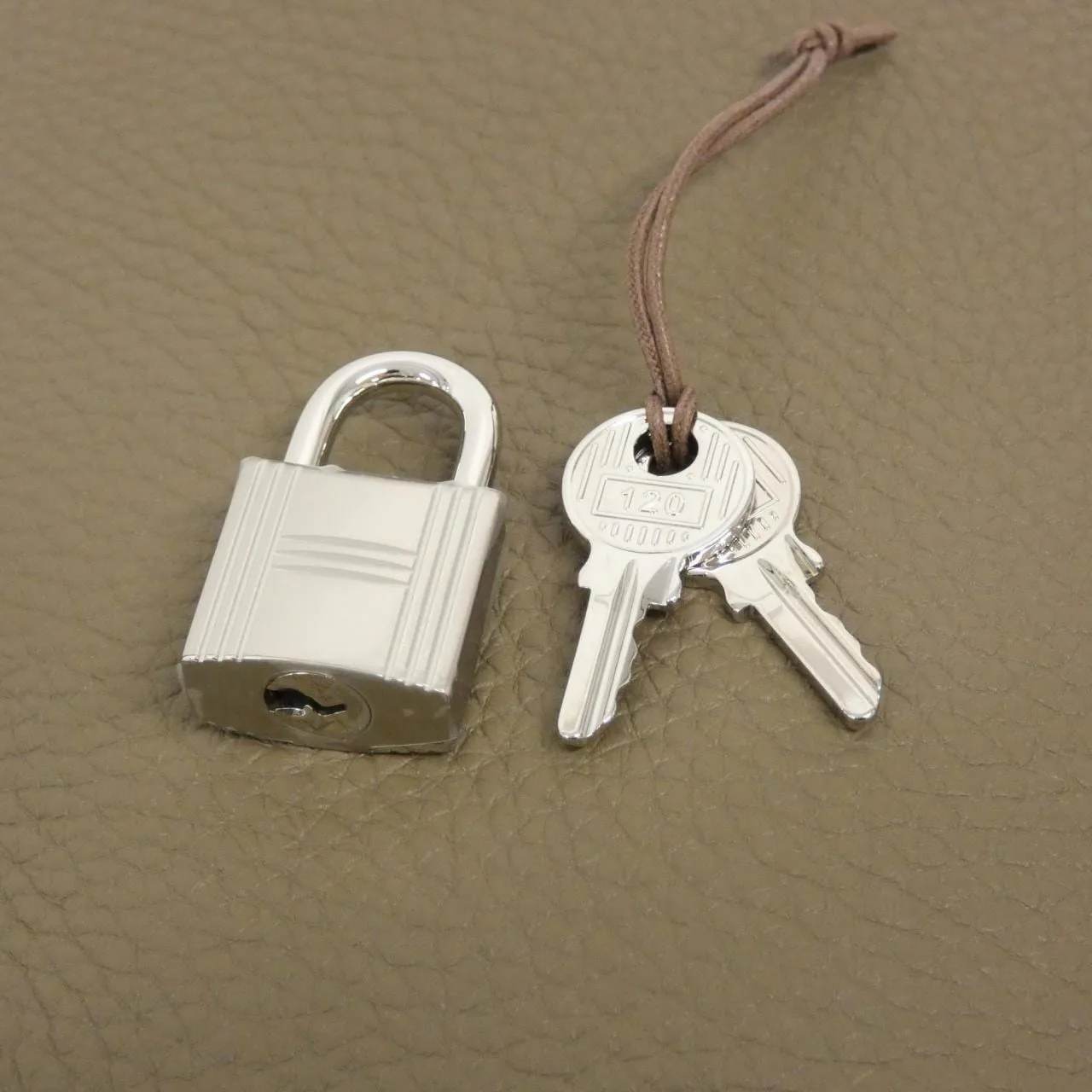 HERMES Picotin 056289CK Handbag Clemence Etoupe Clemence 皮 未使用品 - 縮圖 3