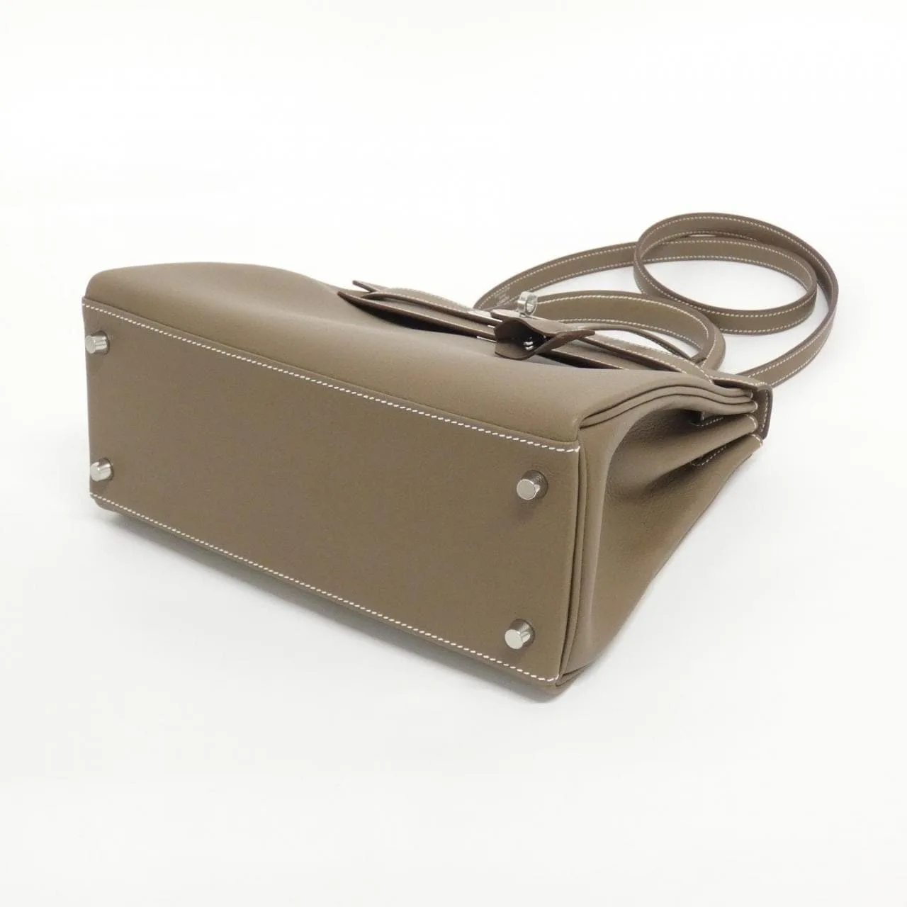 HERMES Kelly 070443CK Handbag Etoupe Unused - Thumbnail 3