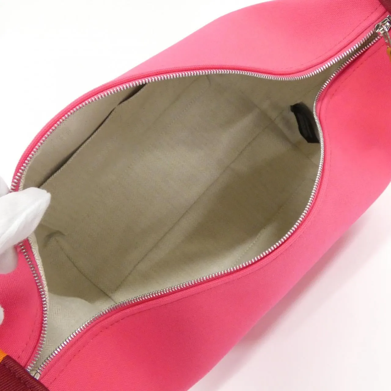 HERMES 103223M Pouch Canvas Black Canvas Rank A - Thumbnail 7