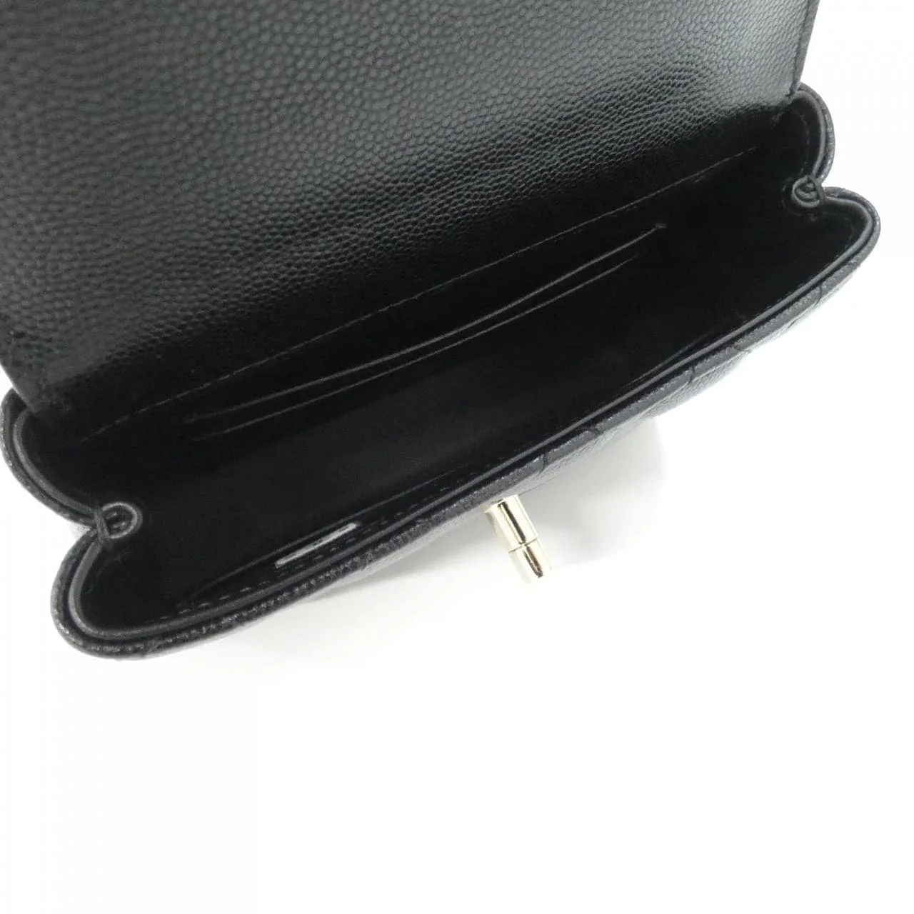 CHANEL AP4244 Wallet Grained Calfskin Black Grained Calfskin Unused - Thumbnail 7