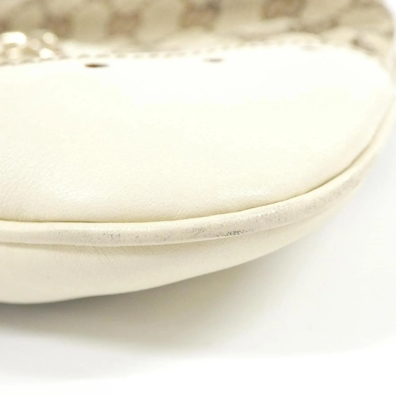 GUCCI 145778 肩背包 帆布 米色 帆布 中古品A - 縮圖 2