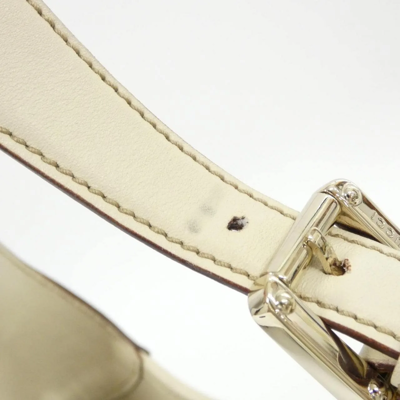 GUCCI 145778 肩背包 帆布 米色 帆布 中古品A - 縮圖 6