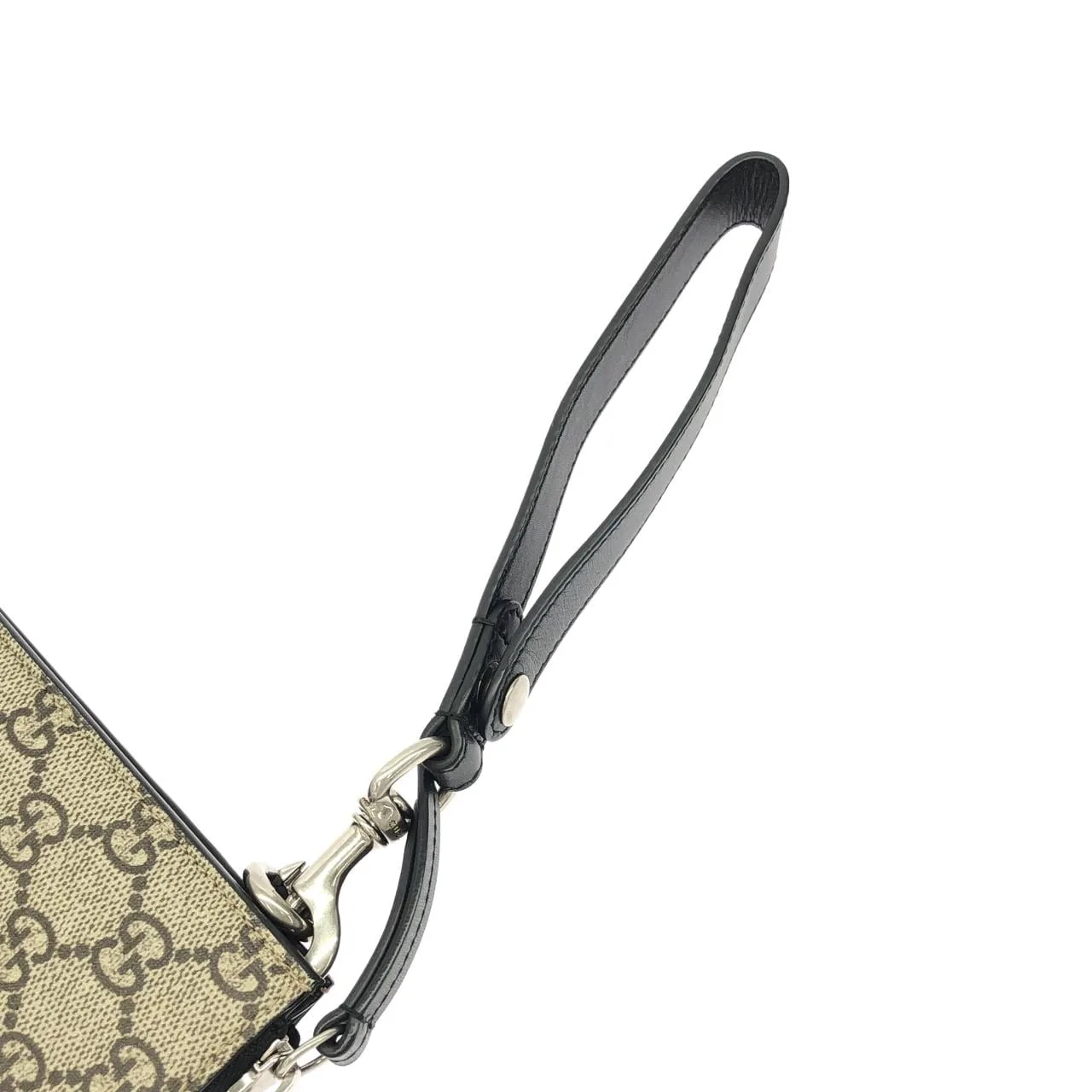 GUCCI 473904 9BB1N 手提包 帆布 黑色 帆布 中古品A - 縮圖 4