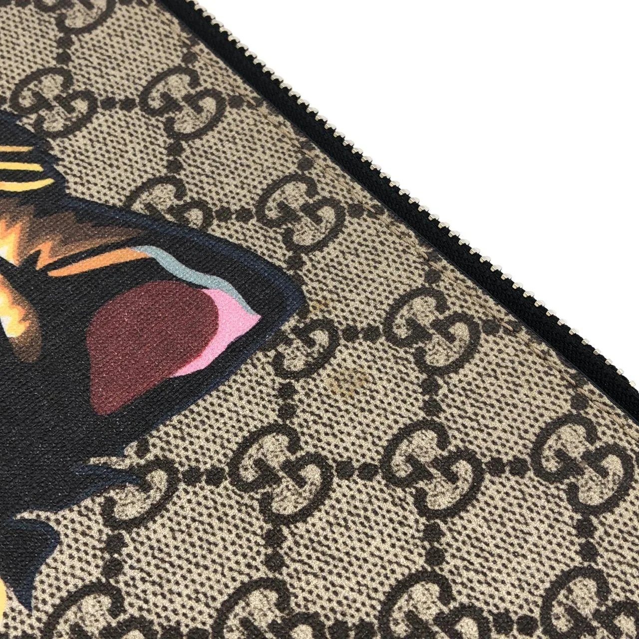 GUCCI 473904 9BB1N 手提包 帆布 黑色 帆布 中古品A - 縮圖 5