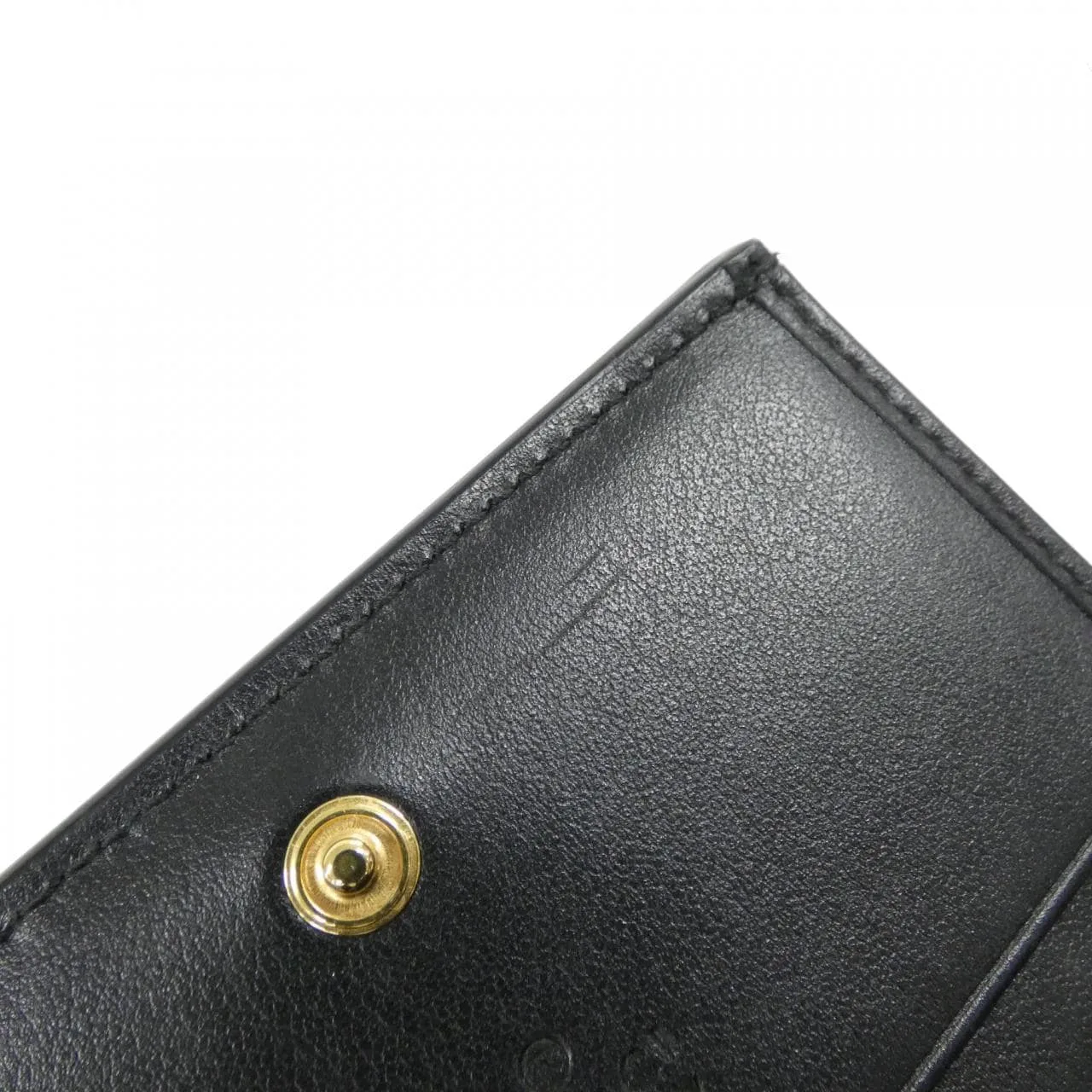 GUCCI 723786 UM8IG Wallet Leather 黑色 皮革 中古品A - 縮圖 8