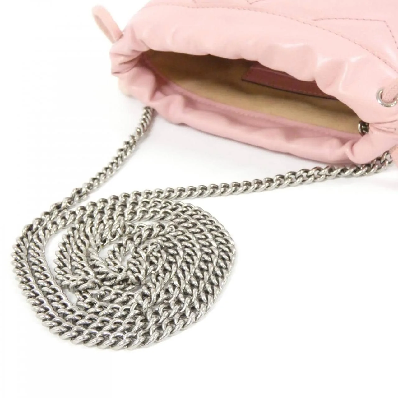 GUCCI 575163 DTDRP Shoulder Leather 黑色 皮革 中古品A - 縮圖 8