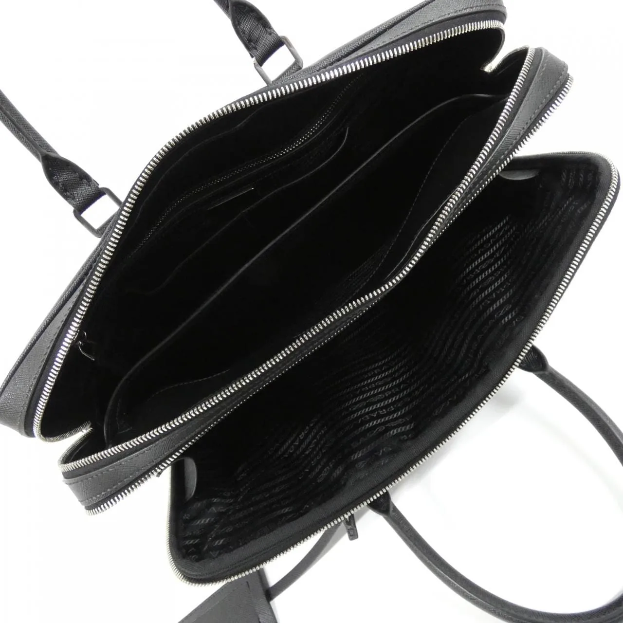 PRADA 2VE022 Handbag 黑色 中古品A - 縮圖 9