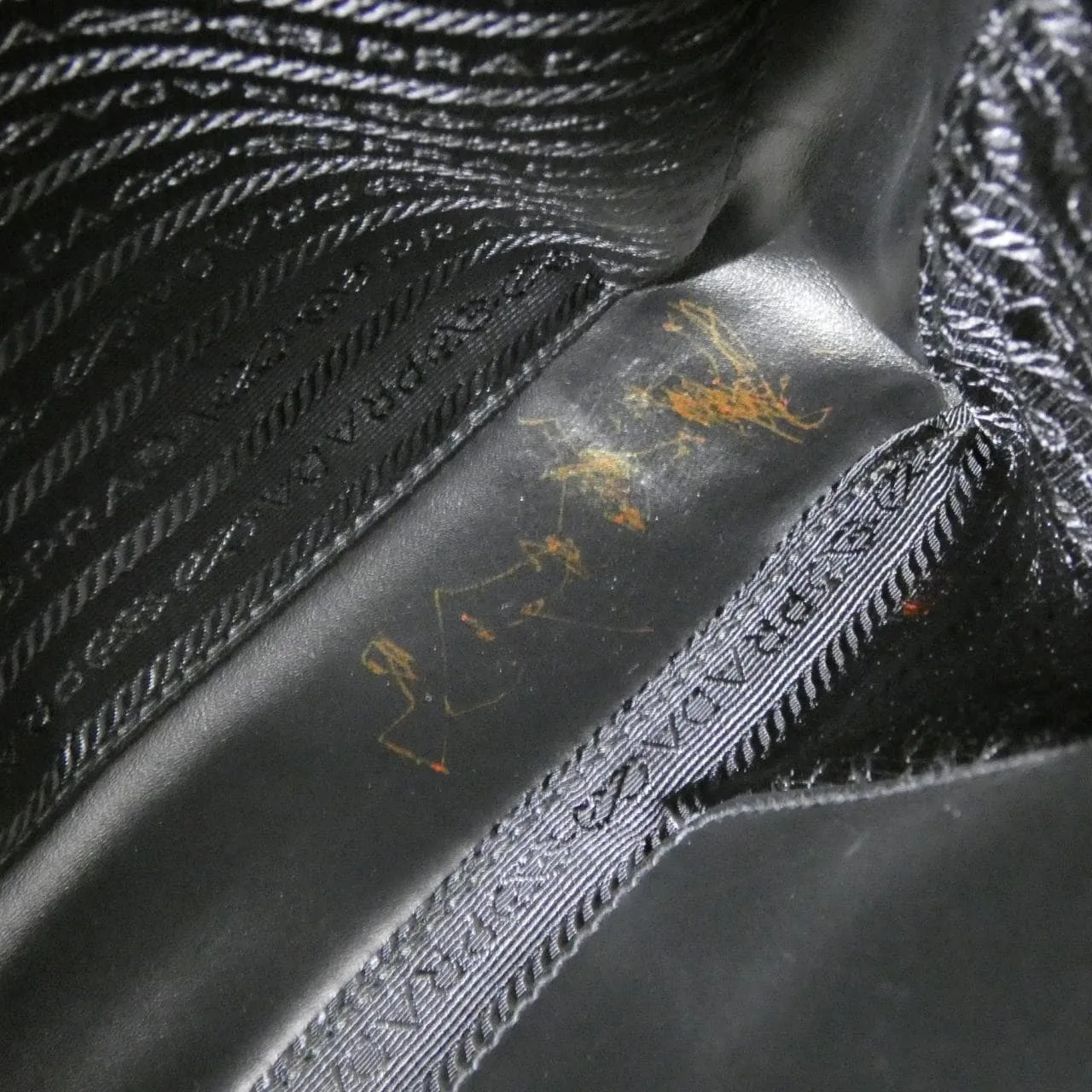 PRADA 2VE022 Handbag 黑色 中古品A - 縮圖 10