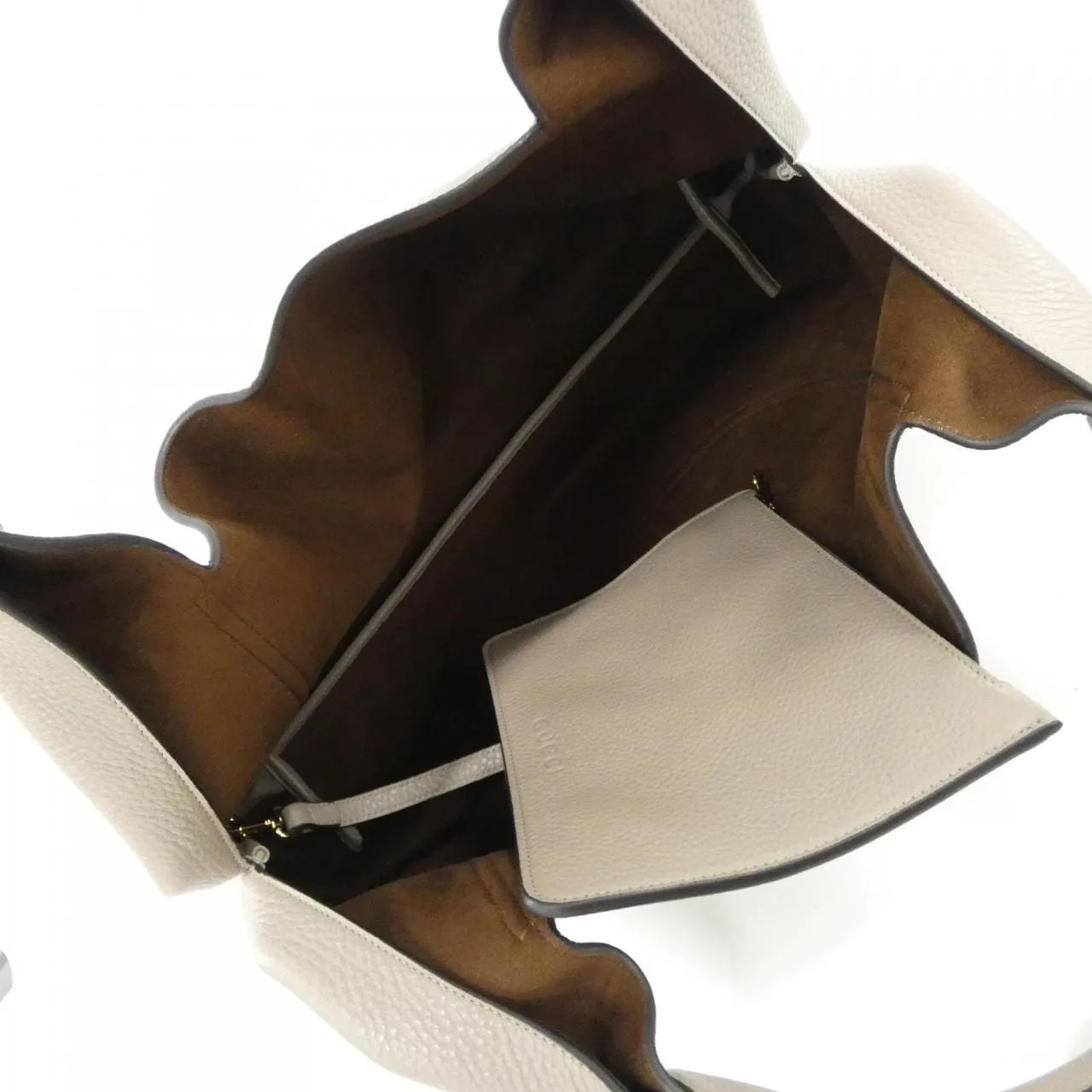 GUCCI 837466 AAEAO Shoulder Leather 黑色 皮革 中古品A - 縮圖 7