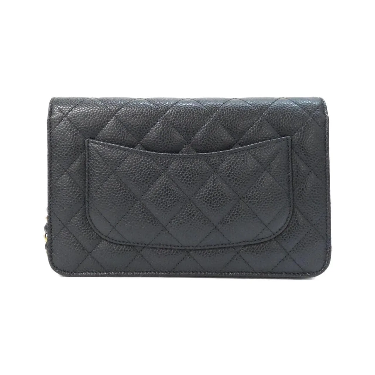 CHANEL Timeless Classic AP0250 Wallet Grained Calfskin 黑色 荔枝紋牛皮 中古品A - 縮圖 2