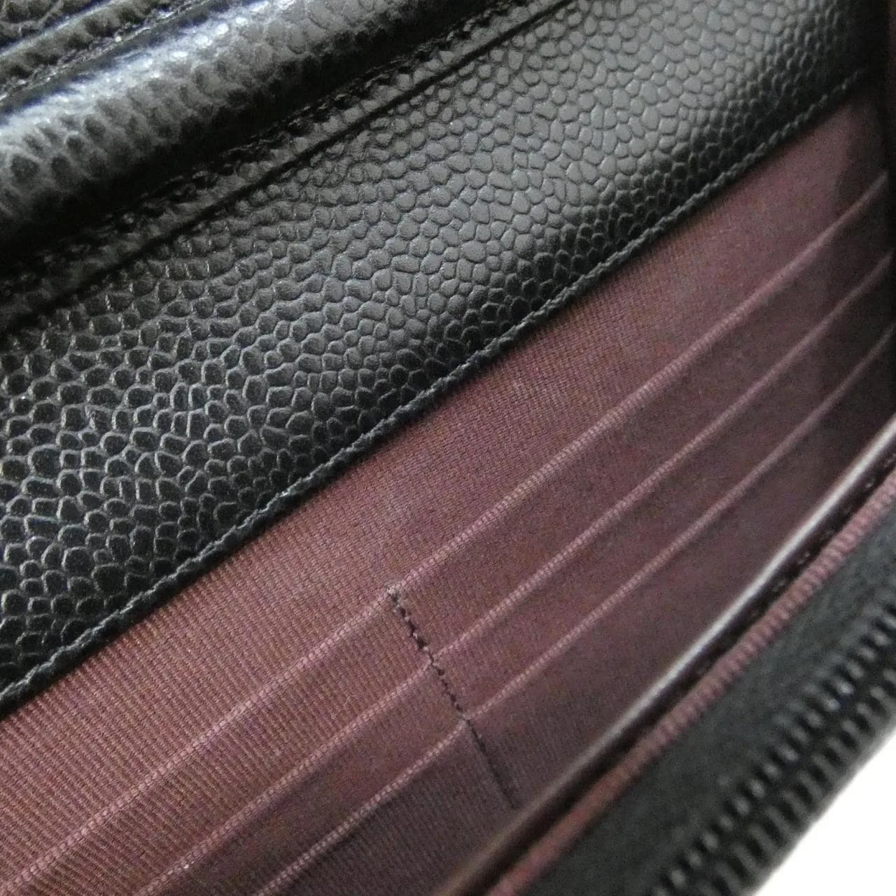 CHANEL Timeless Classic AP0250 Wallet Grained Calfskin 黑色 荔枝紋牛皮 中古品A - 縮圖 9