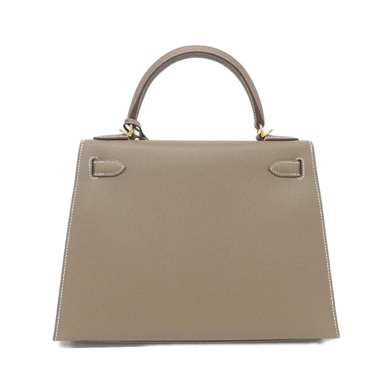 HERMES Kelly 042319CC Handbag Epsom Etoupe Epsom Leather Rank A - Thumbnail 2