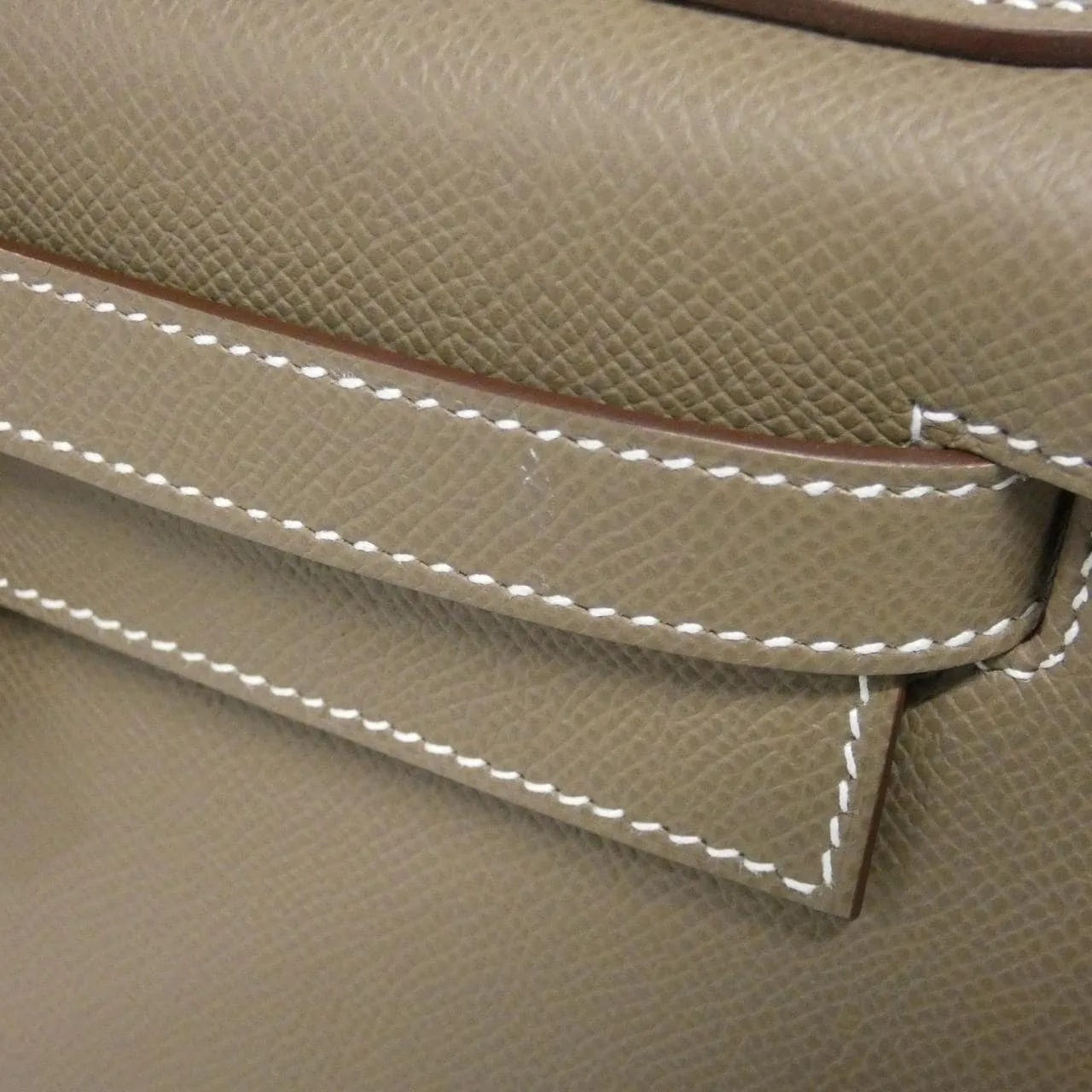 HERMES Kelly 042319CC Handbag Epsom Etoupe Epsom Leather Rank A - Thumbnail 5