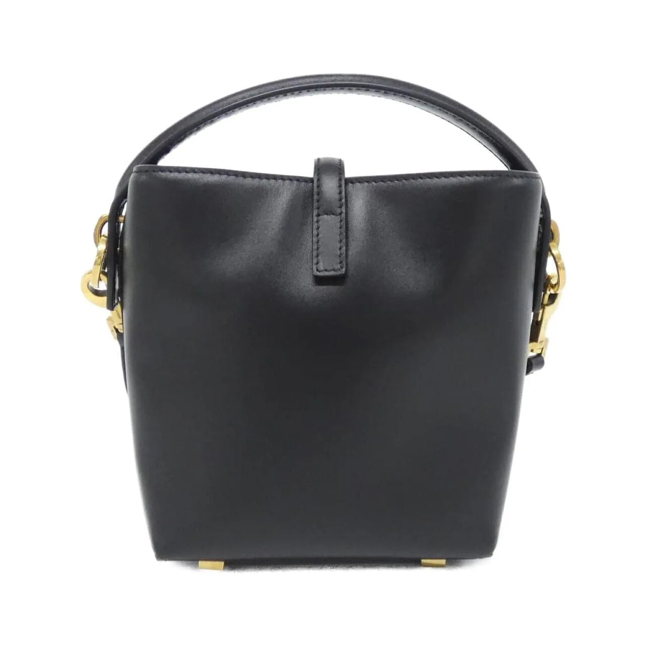 SAINT LAURENT 765870 2R20W Handbag Lambskin 黑色 羊皮 中古品A - 縮圖 2