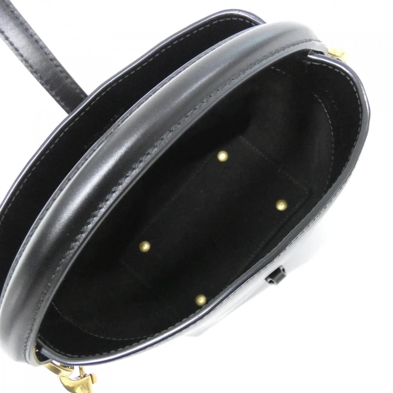 SAINT LAURENT 765870 2R20W Handbag Lambskin 黑色 羊皮 中古品A - 縮圖 7