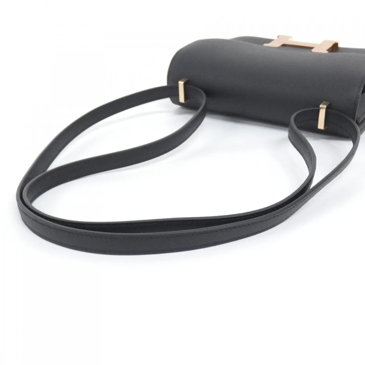 HERMES Constance 083905CD Shoulder Epsom Black Epsom Leather Rank A - Thumbnail 4