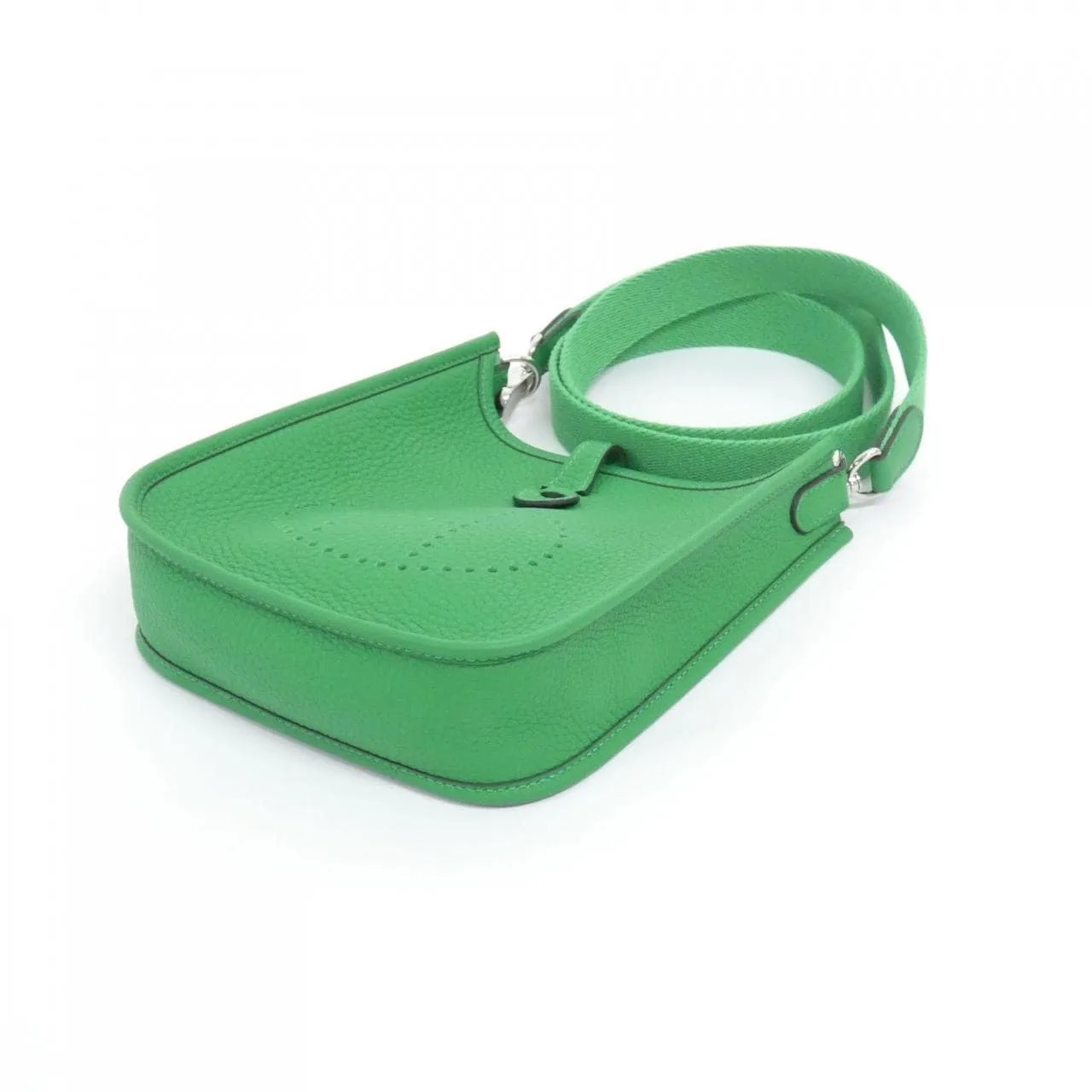 HERMES Evelyne 069426CK Shoulder Clemence Black Clemence Leather Rank A - Thumbnail 3