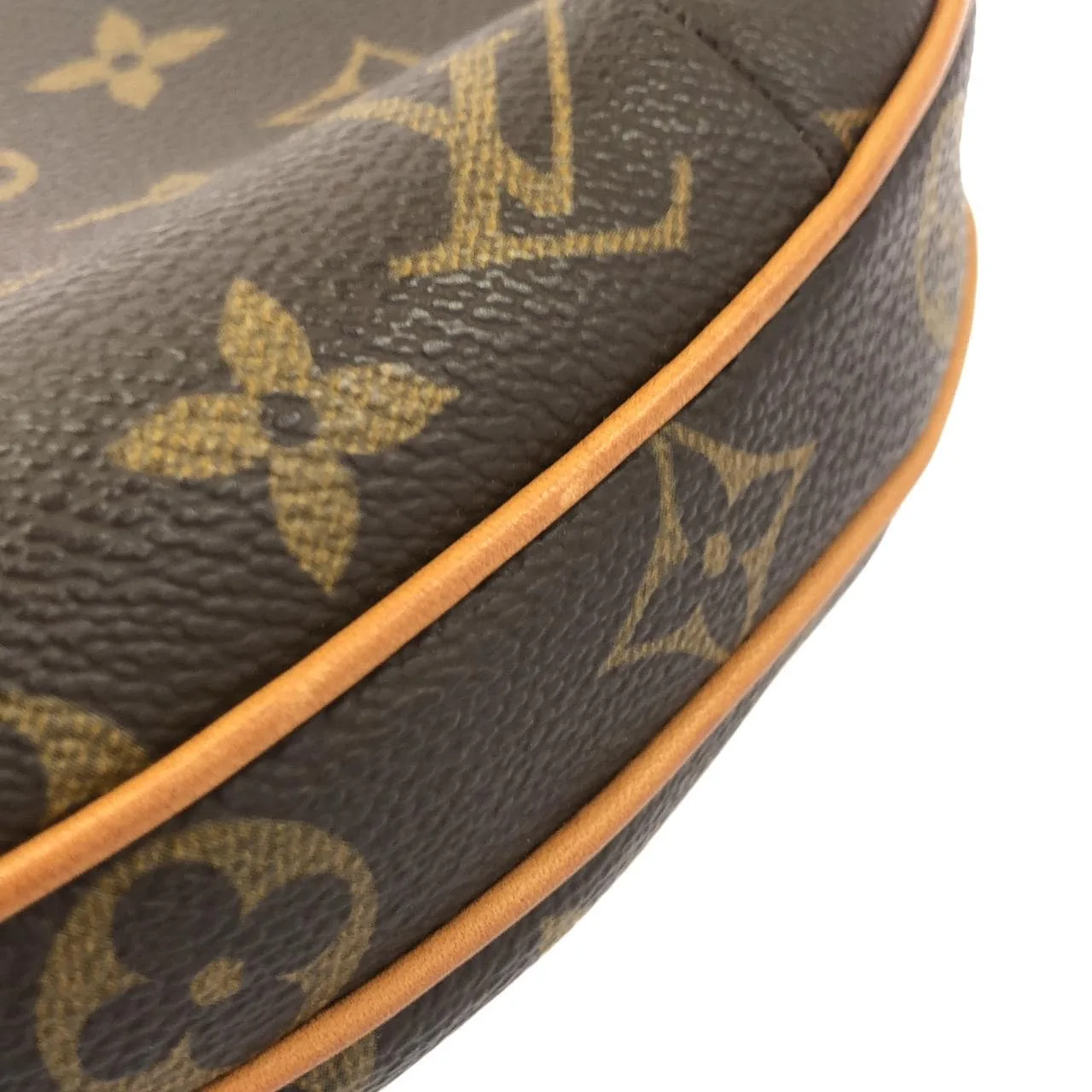 LOUIS VUITTON Pochette M51510 Shoulder Monogram 黑色 Monogram 中古品A - 縮圖 2