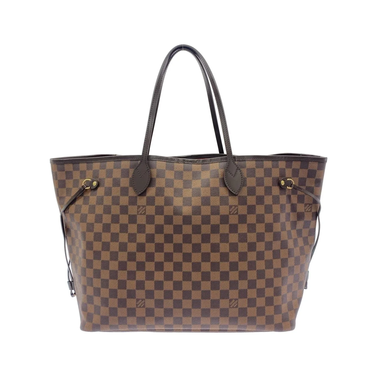 LOUIS VUITTON Neverfull N51106 Tote Damier Black