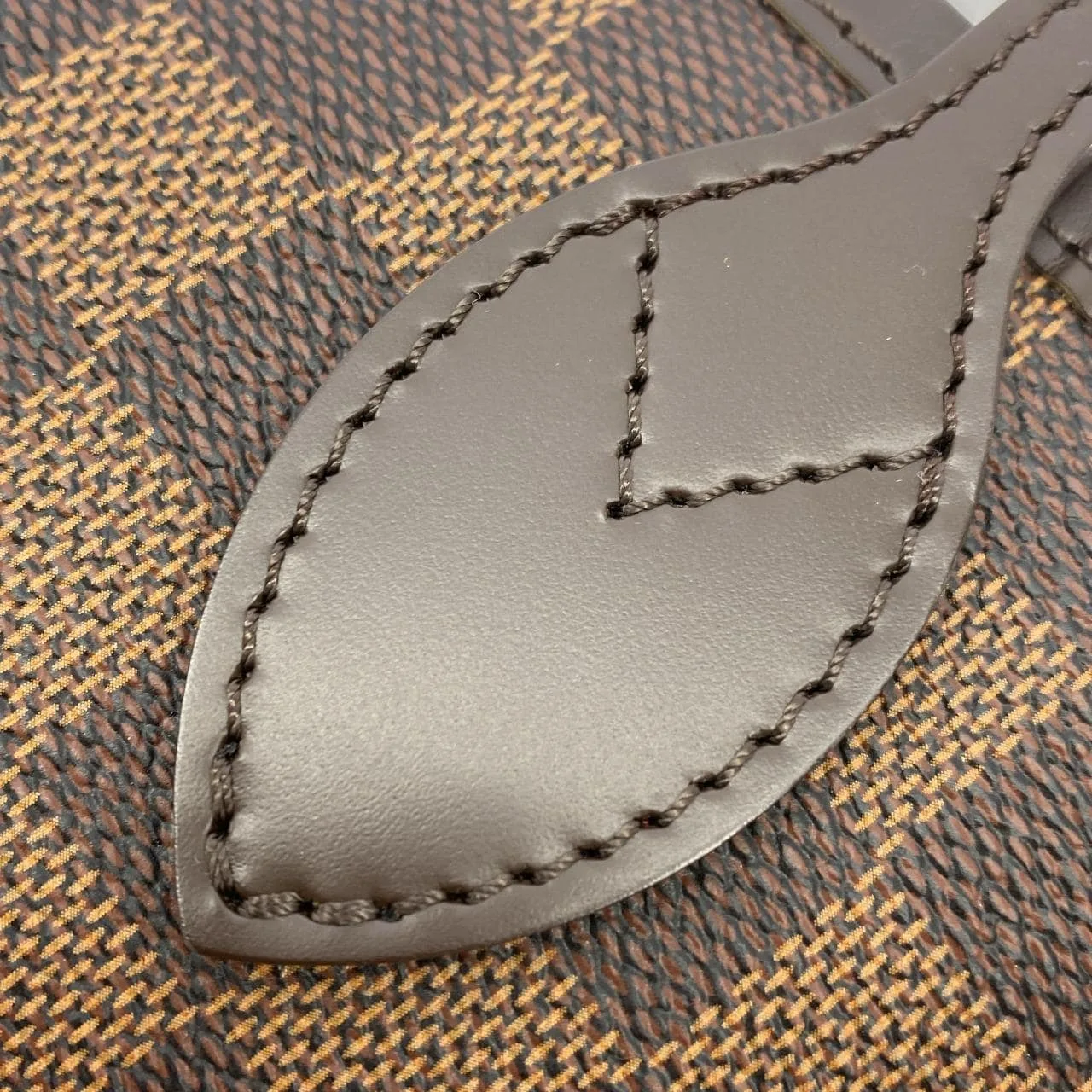 LOUIS VUITTON Neverfull N51106 Tote Damier 黑色 Damier 中古品A - 縮圖 3