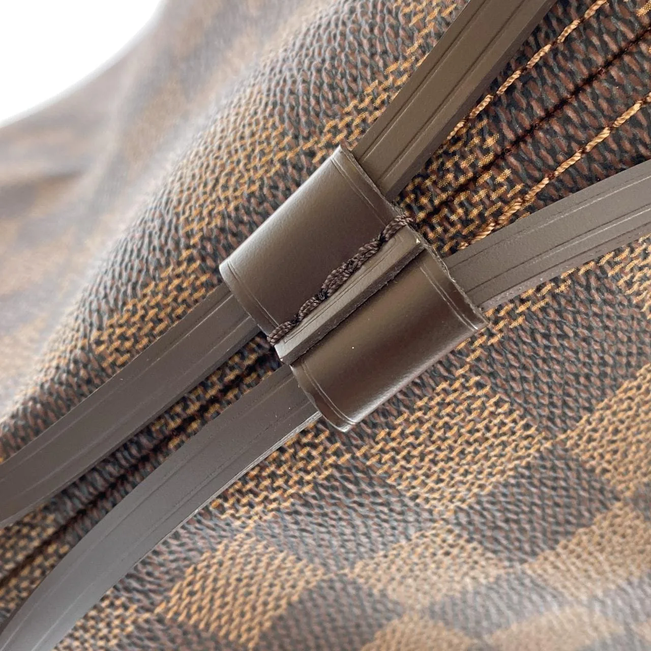 LOUIS VUITTON Neverfull N51106 Tote Damier 黑色 Damier 中古品A - 縮圖 4