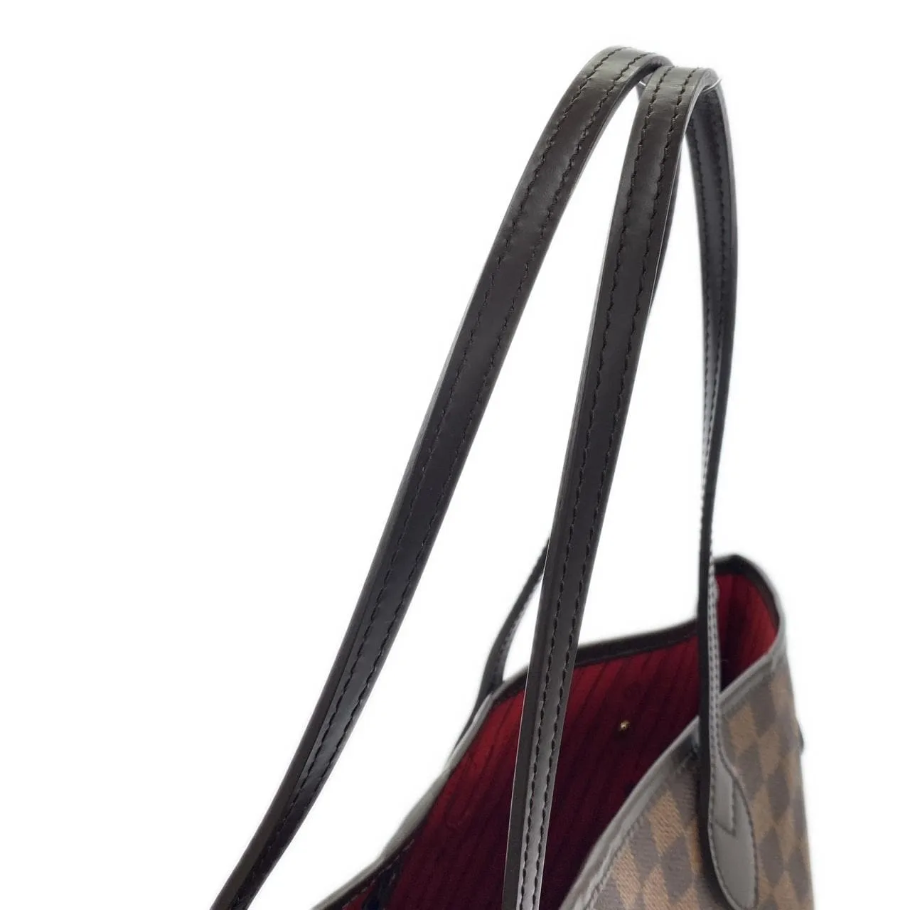 LOUIS VUITTON Neverfull N51106 Tote Damier 黑色 Damier 中古品A - 縮圖 5