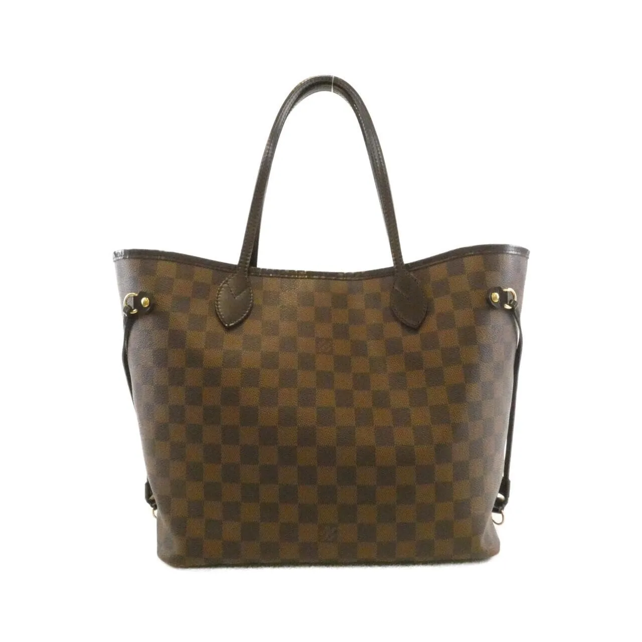 LOUIS VUITTON Neverfull N51105 Tote Damier Black