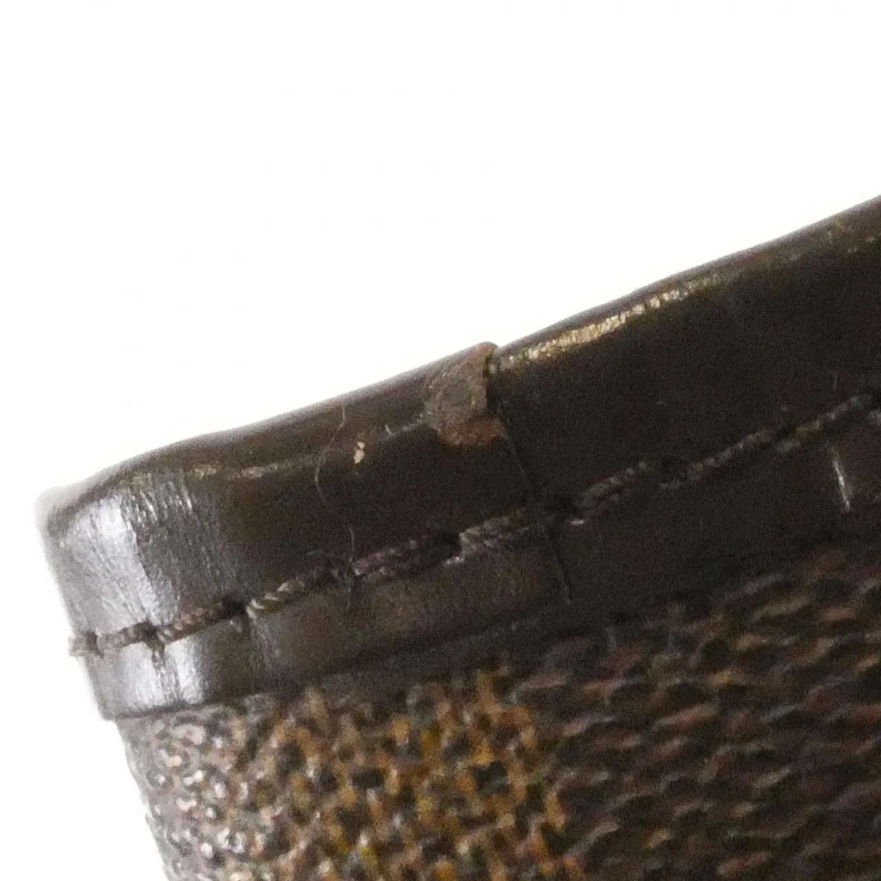 LOUIS VUITTON Neverfull N51105 Tote Damier 黑色 Damier 中古品B - 縮圖 3