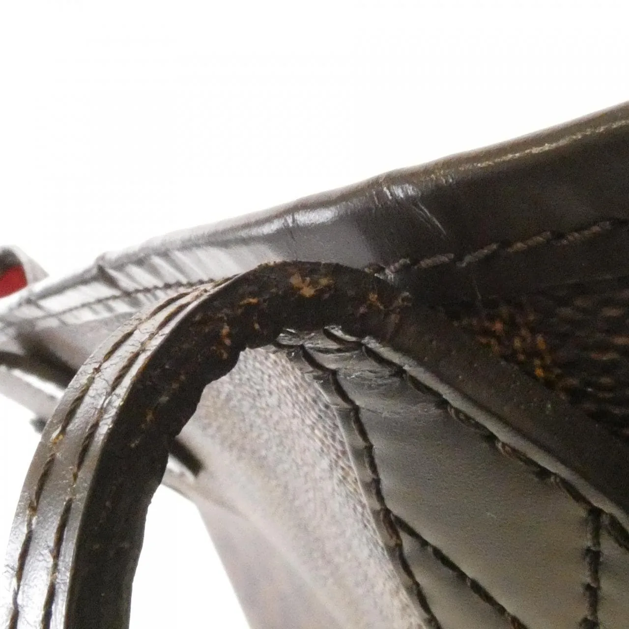 LOUIS VUITTON Neverfull N51105 Tote Damier 黑色 Damier 中古品B - 縮圖 5