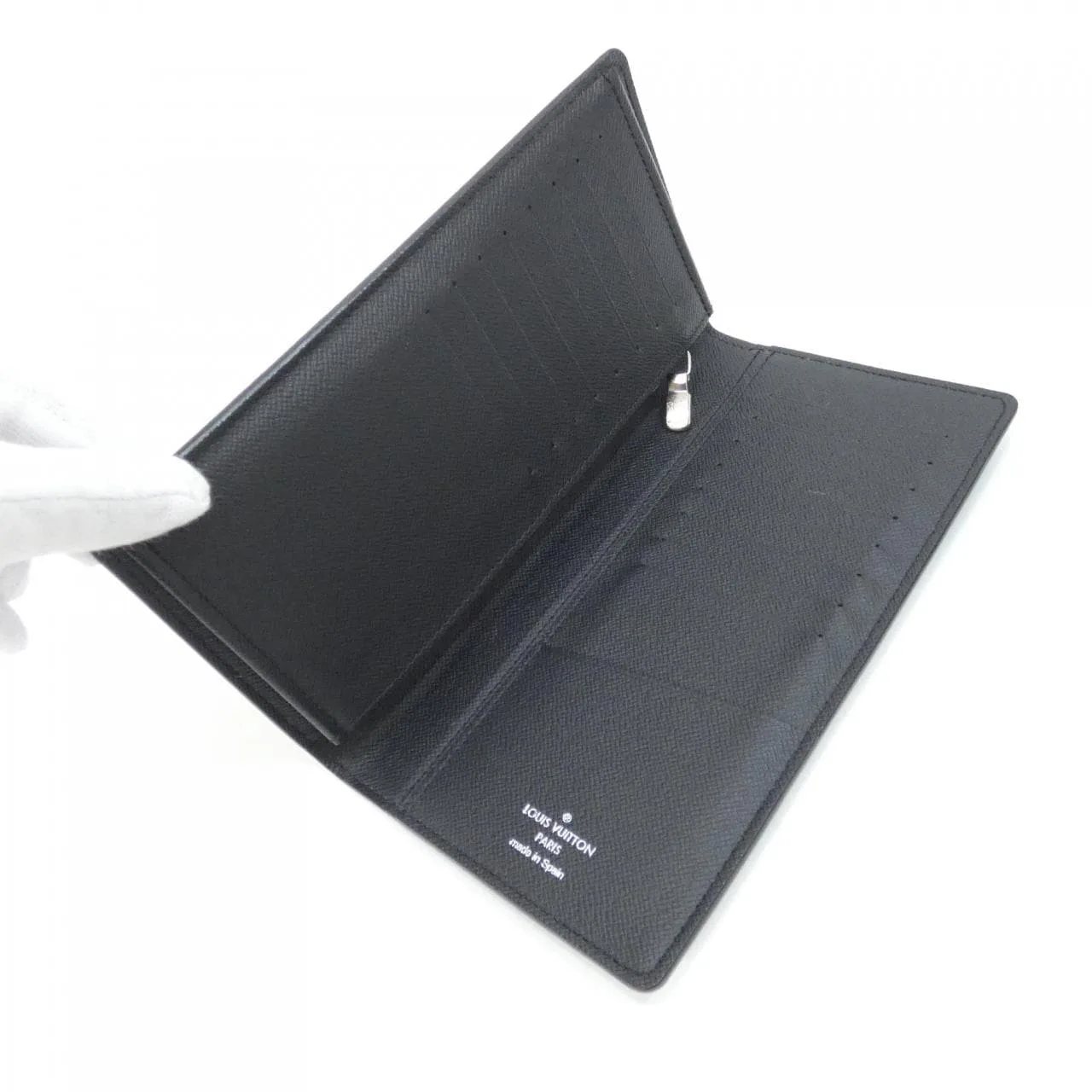 LOUIS VUITTON N60436 Wallet Damier Black Damier Rank A - Thumbnail 4