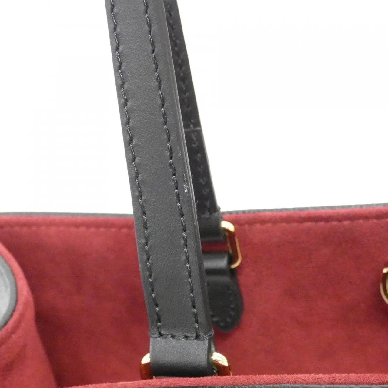 LOUIS VUITTON OnTheGo M45495 Handbag Monogram 黑色 Monogram 中古品A - 縮圖 3