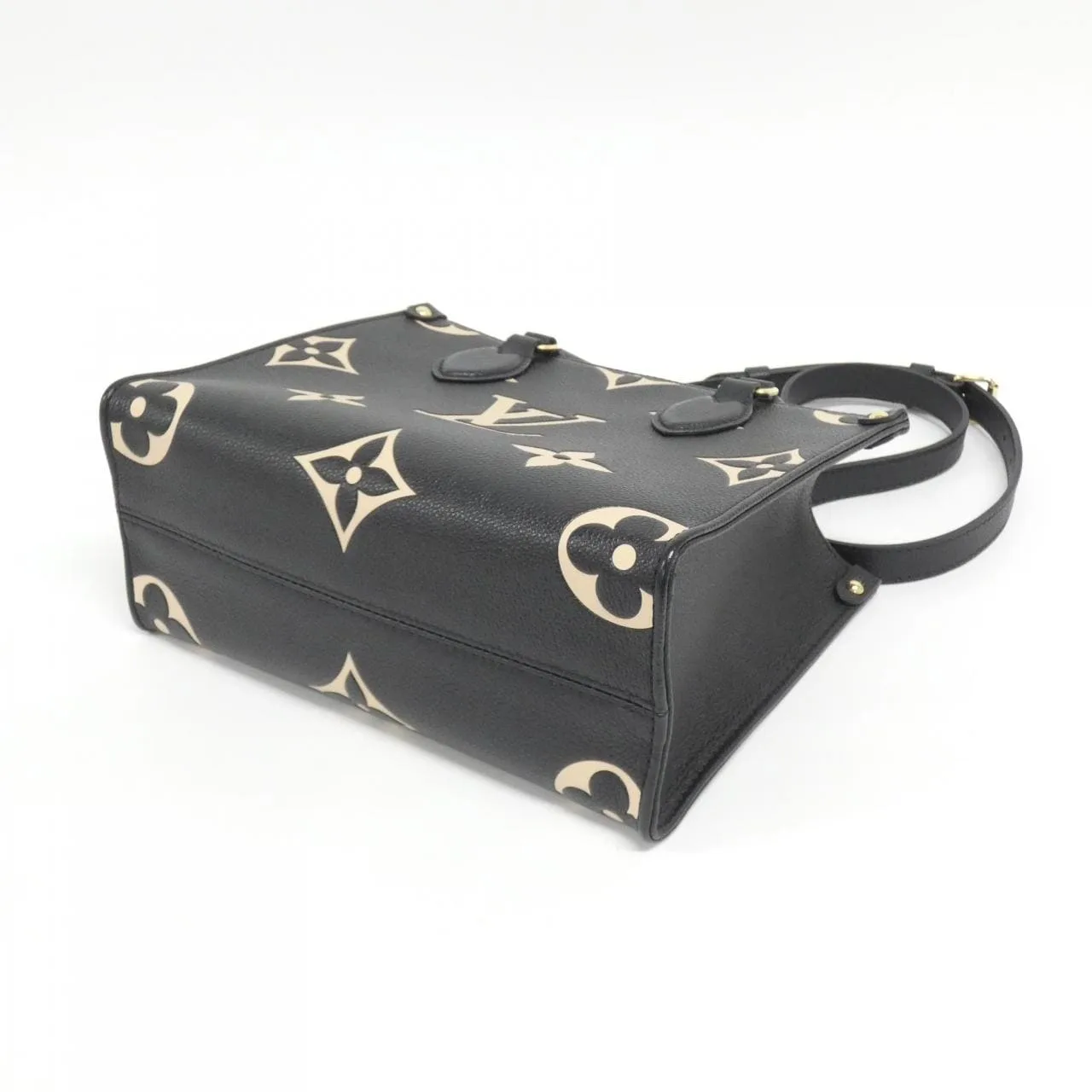 LOUIS VUITTON OnTheGo M45659 Handbag Monogram 黑色 Monogram 中古品A - 縮圖 2