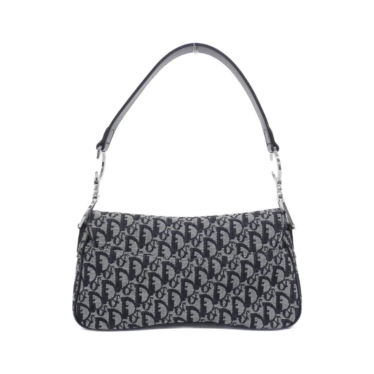 DIOR Saddle SLO44039 肩背包 帆布 黑色 帆布 中古品A - 縮圖 2