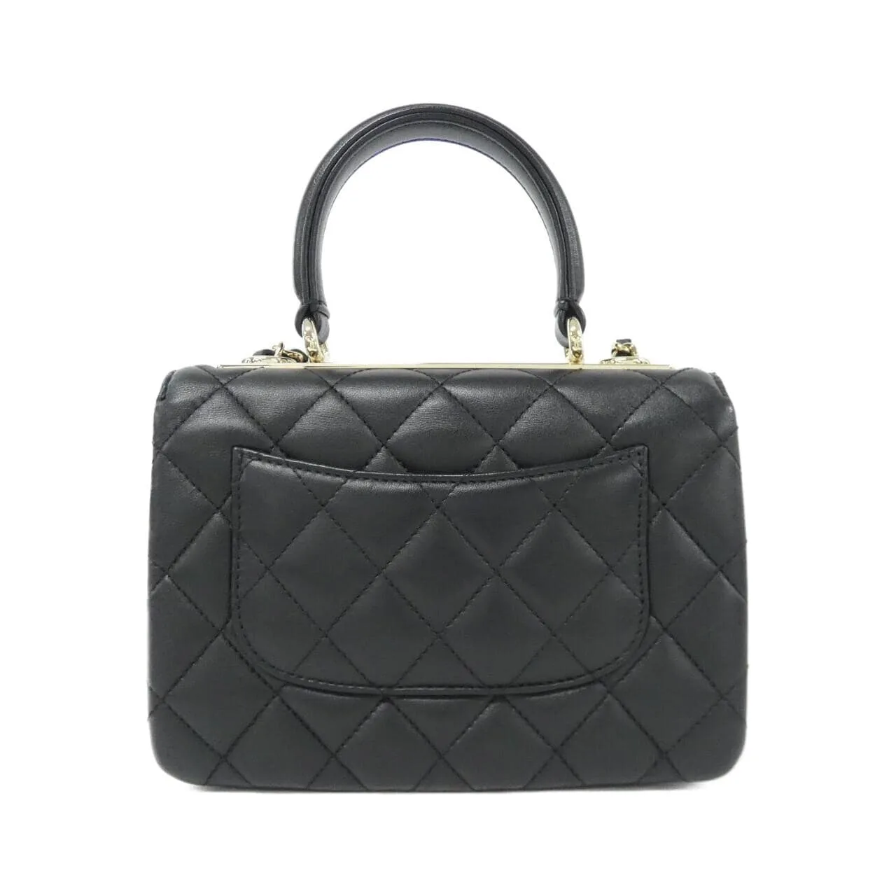 CHANEL AS4654 Handbag Lambskin Black Lambskin Rank A - Thumbnail 2