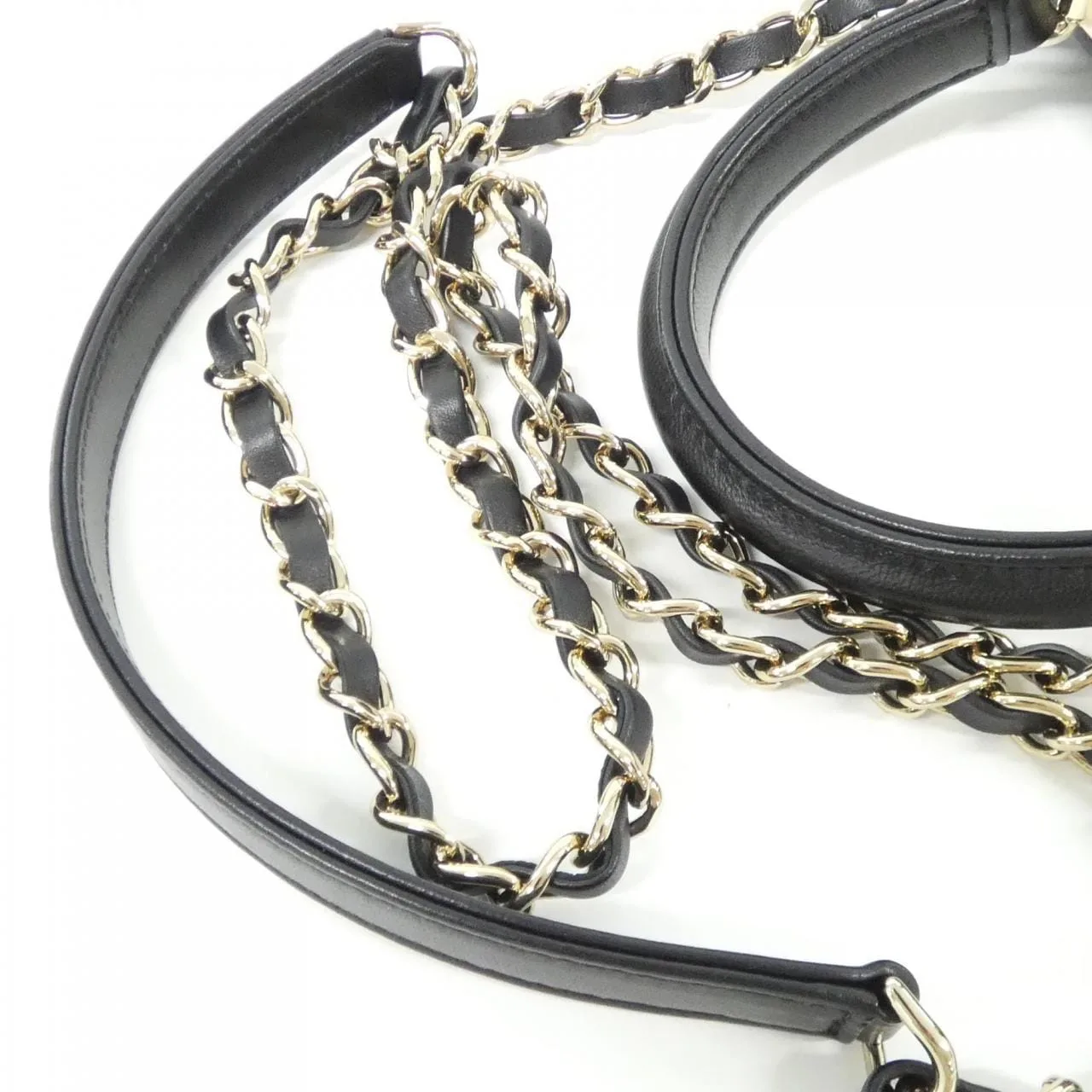 CHANEL AS4654 Handbag Lambskin Black Lambskin Rank A - Thumbnail 4