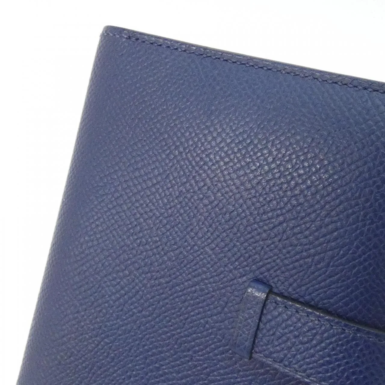 HERMES 039790CK Wallet Epsom Navy Epsom Leather Rank A - Thumbnail 3