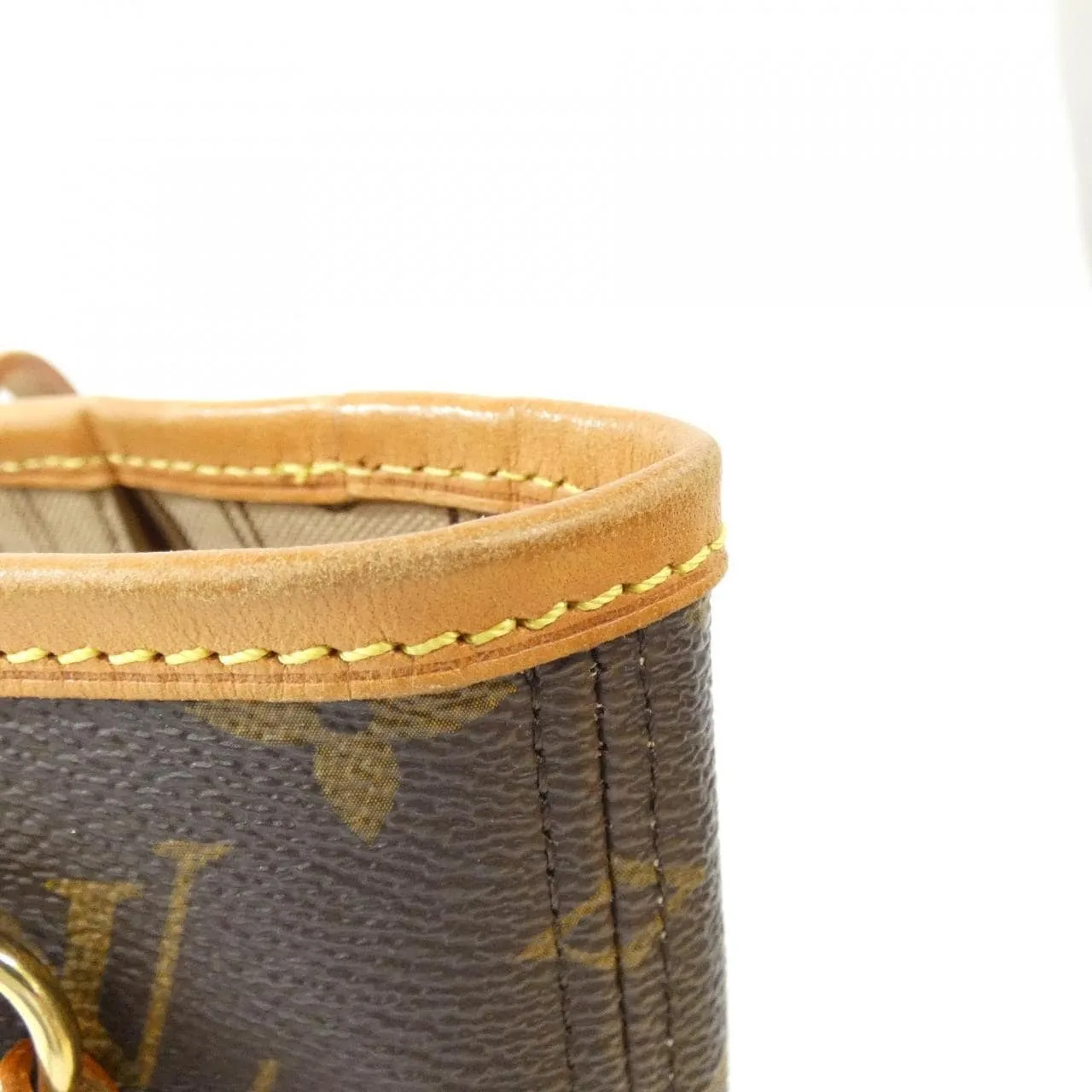 LOUIS VUITTON Neverfull M40155 Tote Monogram 黑色 Monogram 中古品A - 縮圖 4