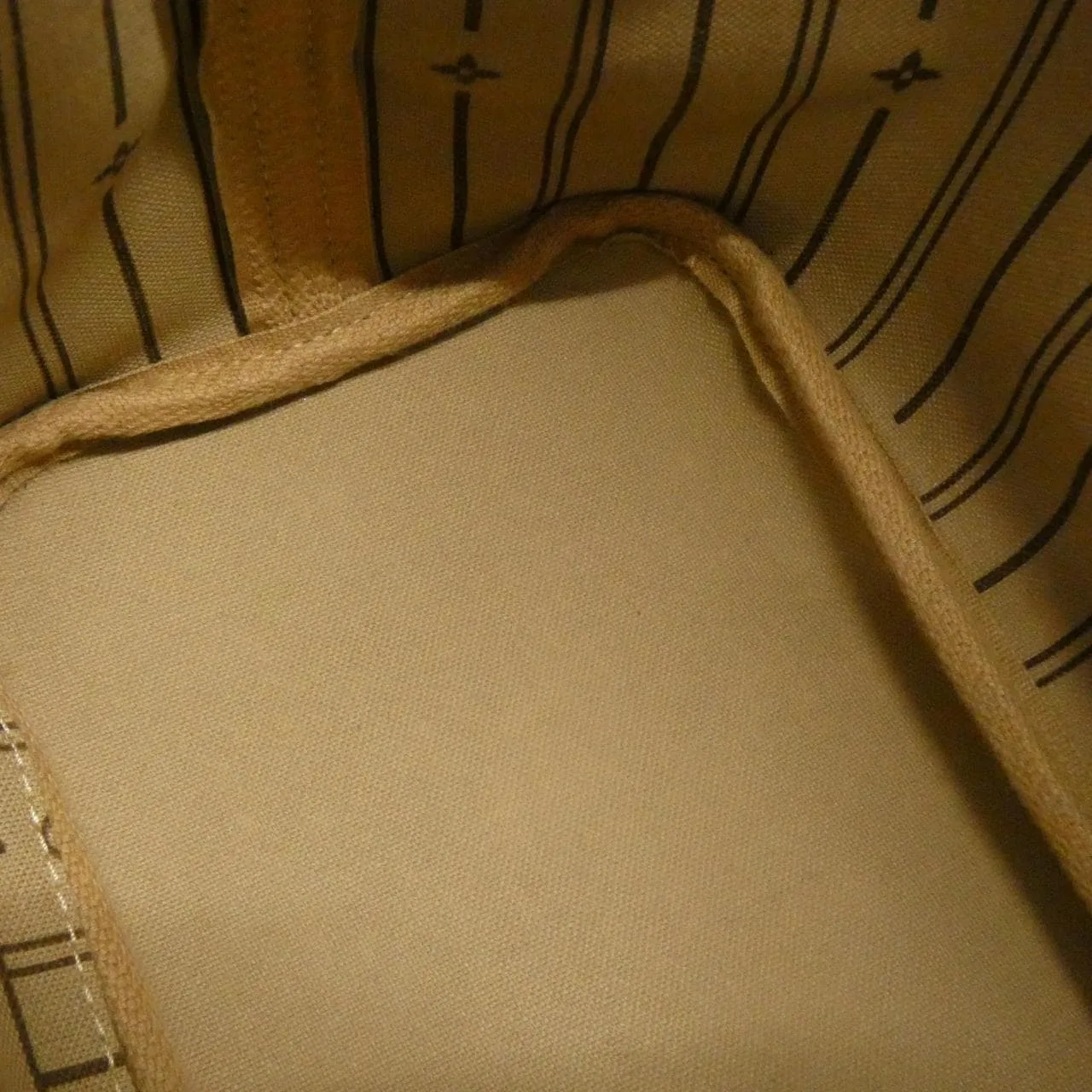 LOUIS VUITTON Neverfull M40155 Tote Monogram 黑色 Monogram 中古品A - 縮圖 8