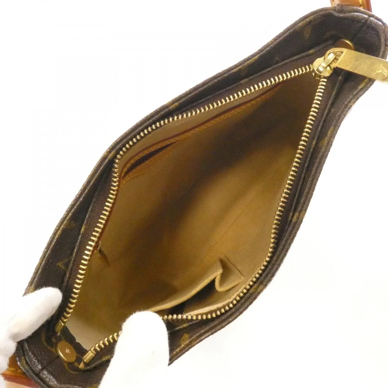 LOUIS VUITTON Looping M51146 Shoulder Monogram 黑色 Monogram 中古品B - 縮圖 8