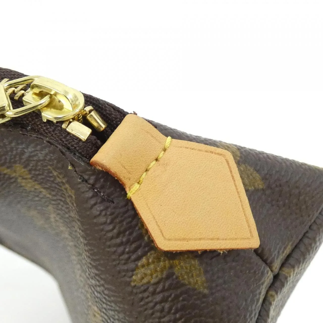 LOUIS VUITTON Pochette M47515 Pouch Monogram Black Monogram Rank A - Thumbnail 5