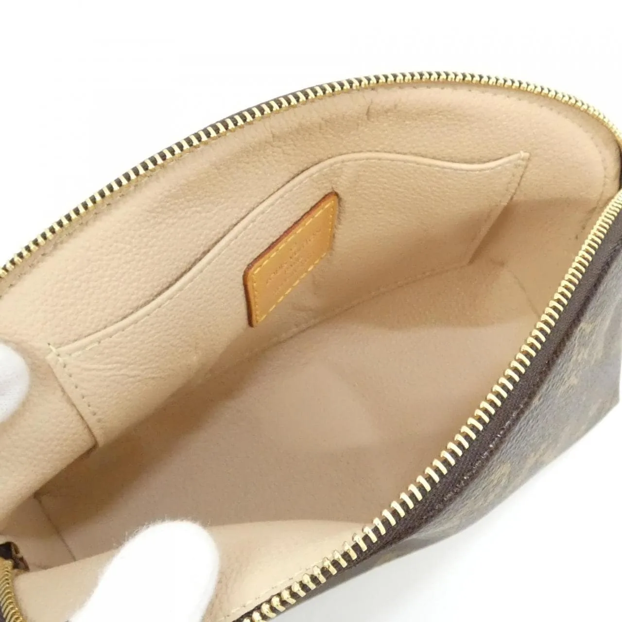 LOUIS VUITTON Pochette M47515 Pouch Monogram Black Monogram Rank A - Thumbnail 6