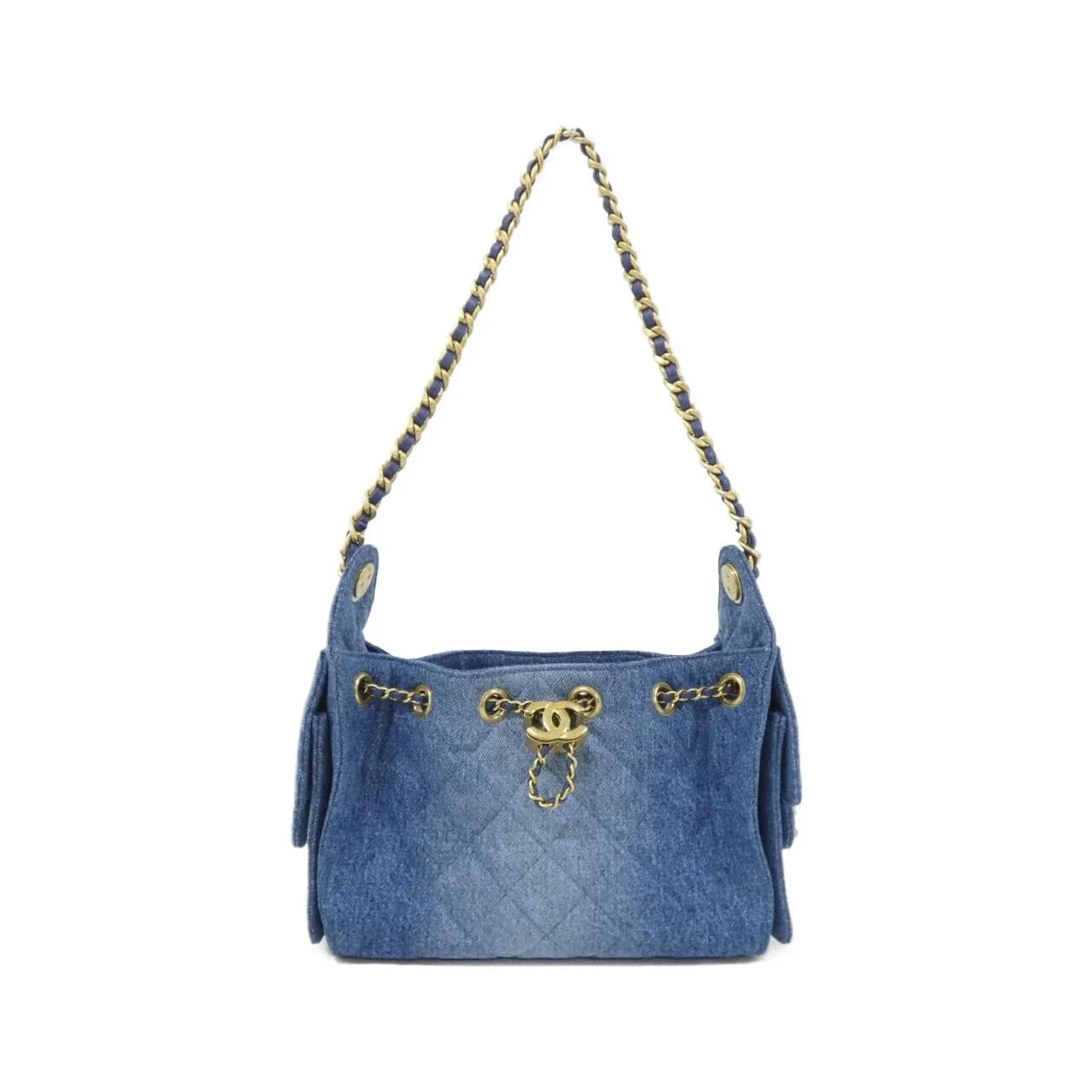CHANEL AS5631 肩背包 牛仔布
